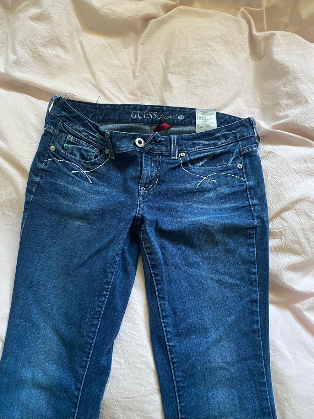 GUESS Women's Blue Boot Cut Jeans